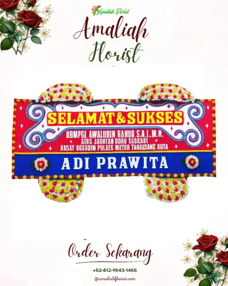 Papan Bunga Ucapan Selamat Sumengko
