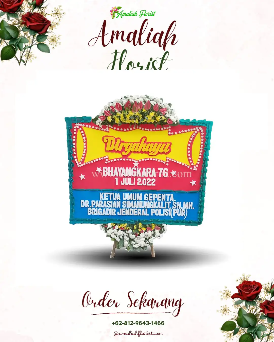 Papan Bunga HUT Ulang Tahun Sumengko